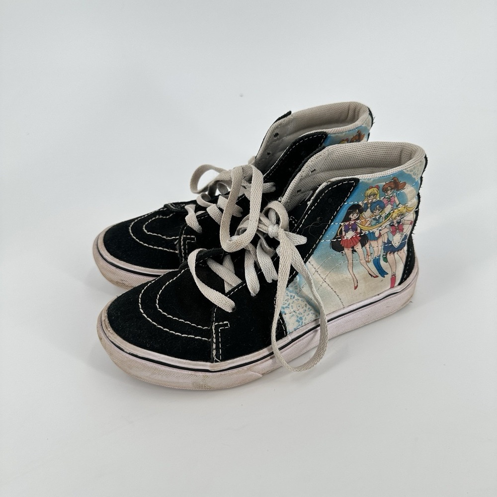 Vans x Sailor Moon Pretty Guardians Sk8-Hi Sneakers Kids Sz 2 School Anime Fan